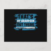 Carte Postale C'est mon petit-fils là-bas | Conception du baseba (Devant)