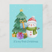 Carte Postale C'est mon premier Noël (Devant)