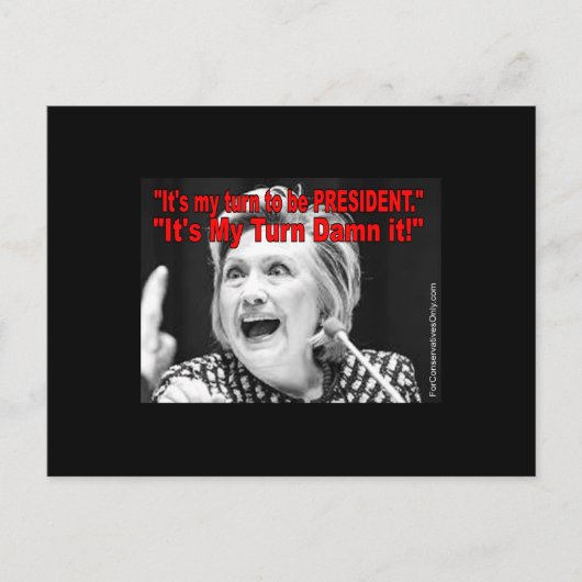 Carte Postale C'est Mon tour ! (Devant)