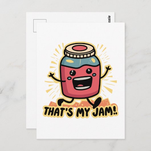 Carte Postale C'est My Jam ! (Devant / Derrière)