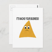Carte Postale C'est Nacho Your Business (Devant / Derrière)