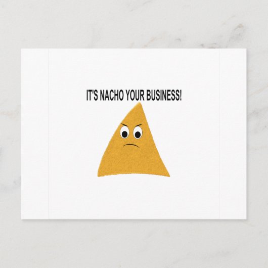 Carte Postale C'est Nacho Your Business (Devant)