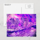 Carte Postale C'Est Plutôt Une Image Violette. (Devant / Derrière)