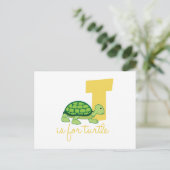 Carte Postale C'Est Pour La Tortue (Debout devant)