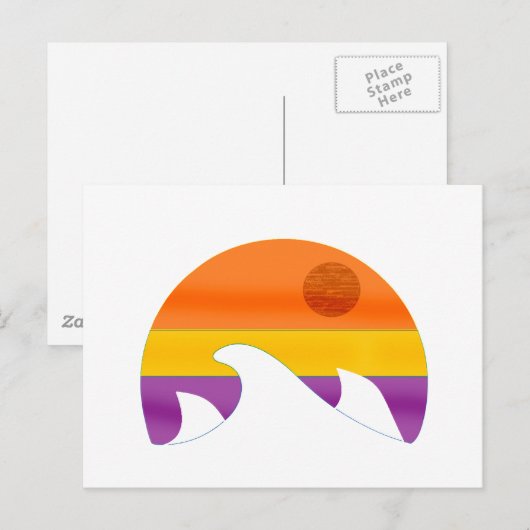 CARTE POSTALE C'EST SERENE (Devant / Derrière)