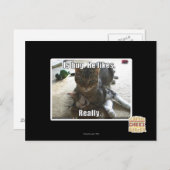 Carte Postale C'est serré. Il aime. (Devant / Derrière)