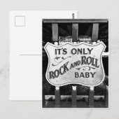 Carte Postale 'C'est seulement du rock and roll bébé' (Devant / Derrière)