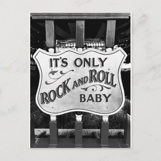 Carte Postale 'C'est seulement du rock and roll bébé' (Devant)