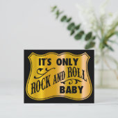 Carte Postale C'est seulement Rock and Roll Baby (Debout devant)