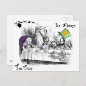 Carte Postale C'est toujours l'heure du thé (Devant / Derrière)