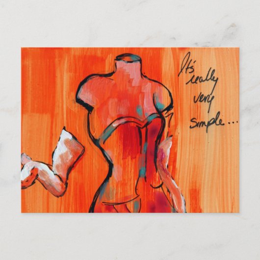 Carte Postale C'est très simple (Devant)