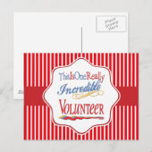 Carte Postale C'Est Un Cadeau Volontaire Vraiment Incroyable (Devant / Derrière)