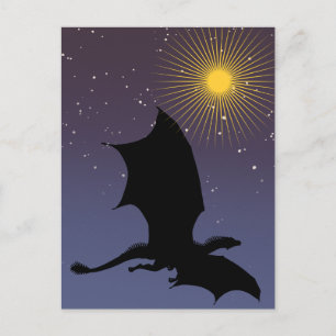 Carte Postale C'est un Dragon, ce n'est pas votre imagination