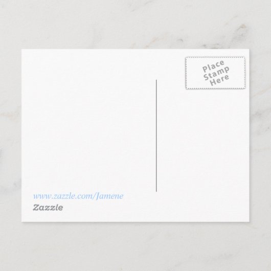 Carte postale C'est un garçon (Dos)