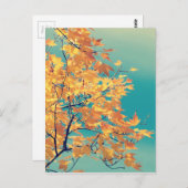 Carte Postale C'est un truc de feuille 1 (Devant / Derrière)