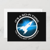 Carte Postale C'est un truc de science-fiction - vous ne compren (Devant / Derrière)