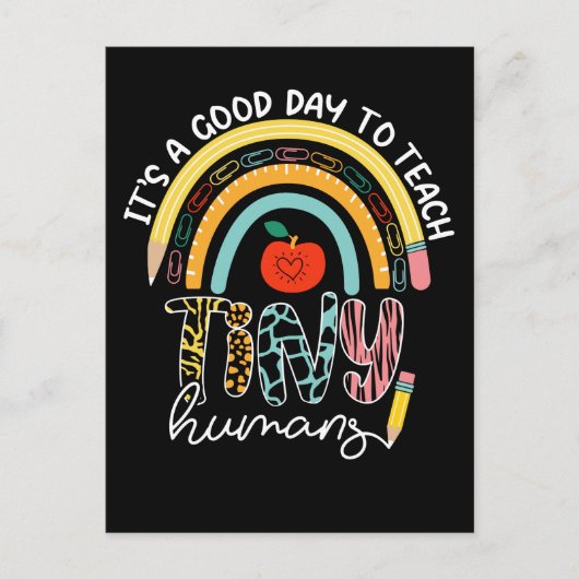 Carte Postale C'est une bonne journée pour apprendre à de minusc (Devant)