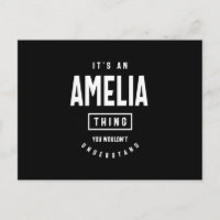 C'est une chose Amelia : cadeau de prénom personna