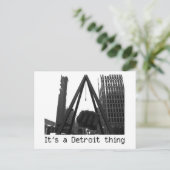Carte Postale c'est une chose de detroit (Debout devant)