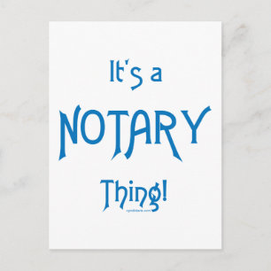 Carte Postale C'est une chose de notaire