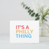 CARTE POSTALE C'EST UNE CHOSE PHILLY (Debout devant)