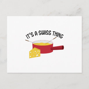 Carte Postale C'est une chose suisse
