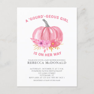 Carte Postale C'est une fille Fête de naissance Pun amusant Citr