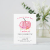 Carte Postale C'est une fille Fête de naissance Pun amusant Citr (Debout devant)