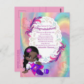 Carte Postale C'est une fille - une crotte (Devant / Derrière)