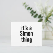 Carte Postale c'est une histoire de Simon (Debout devant)