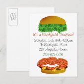 Carte Postale C'est une invitation à la cuisine (Devant / Derrière)