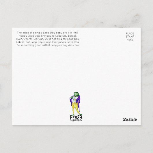 CARTE POSTALE C'EST UNE LONGUE ANNÉE D'ABSENCE. (Dos)