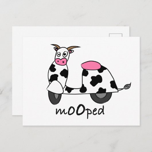 Carte Postale C'est une Mooped ! (Devant / Derrière)