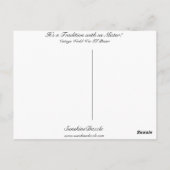 Carte Postale C'est une tradition avec nous, Monsieur ! (Dos)