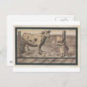 Carte Postale C'est votre gâteau ! (Devant / Derrière)