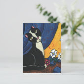 Carte Postale C'était pas moi - Tuxedo Chat (Debout devant)