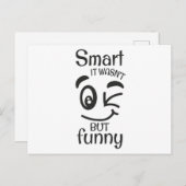 Carte Postale C'était pas si drôle que ça. (Devant / Derrière)