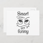 Carte Postale C'était pas si drôle que ça. (Devant / Derrière)