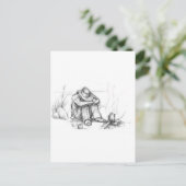 Carte Postale C'était une longue nuit.... (Debout devant)