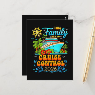 Carte Postale Cette croisière familiale n'a aucun contrôle Vacan