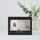 Carte Postale Cette entreprise doit utiliser beaucoup de papier  (Debout devant)