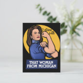 Carte Postale Cette femme du Michigan Gretchen Whitmer (Debout devant)