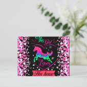 Carte Postale Cette Fille Aime Son Cheval (Debout devant)