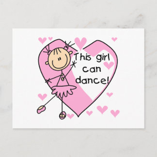 Carte Postale Cette fille peut danser T-shirts et cadeaux