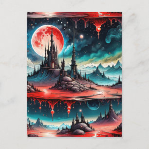 Carte Postale Cette image est d'une science-fiction très détaill