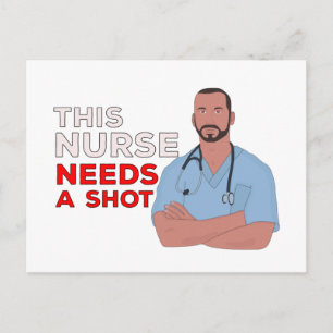 Carte Postale Cette Infirmière A Besoin D'Une Balle