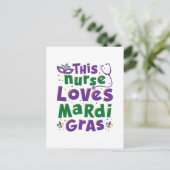 Carte Postale Cette Infirmière Aime Le Carnaval Des Infirmières (Debout devant)