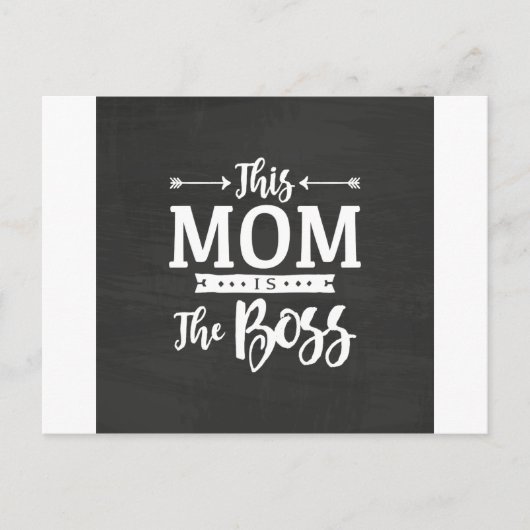 Carte Postale Cette Maman Est Le Patron (Devant)