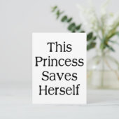 Carte Postale Cette princesse Saves (Debout devant)