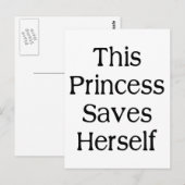Carte Postale Cette princesse Saves (Devant / Derrière)